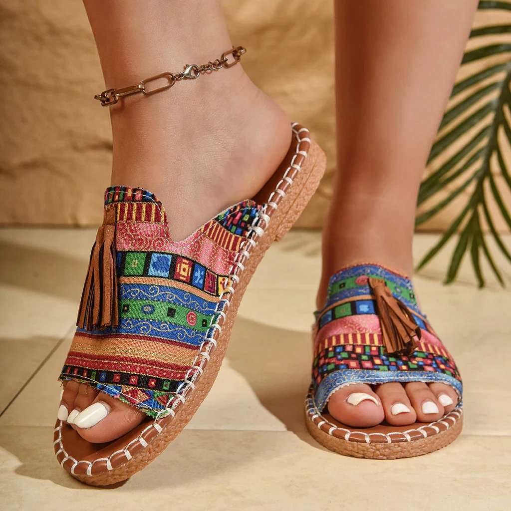Emma™ – Lettdrevne bohemske polstrede sandaler