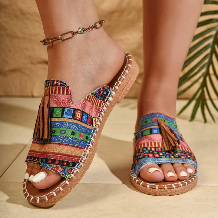 Emma™ – Lettdrevne bohemske polstrede sandaler