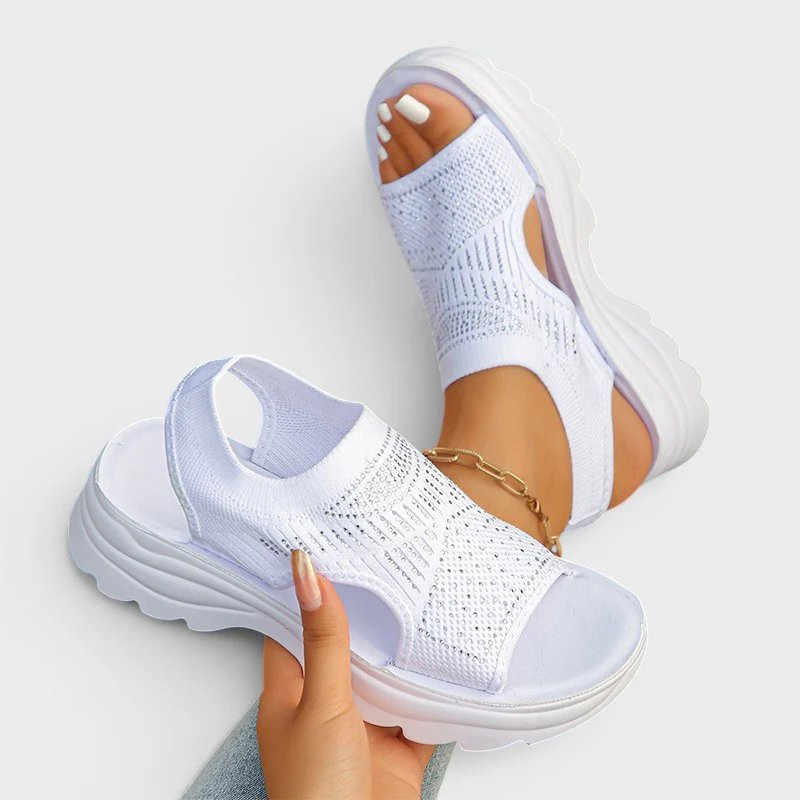 Jorunn™ – Ortopediske Komfort Plattform Sandaler