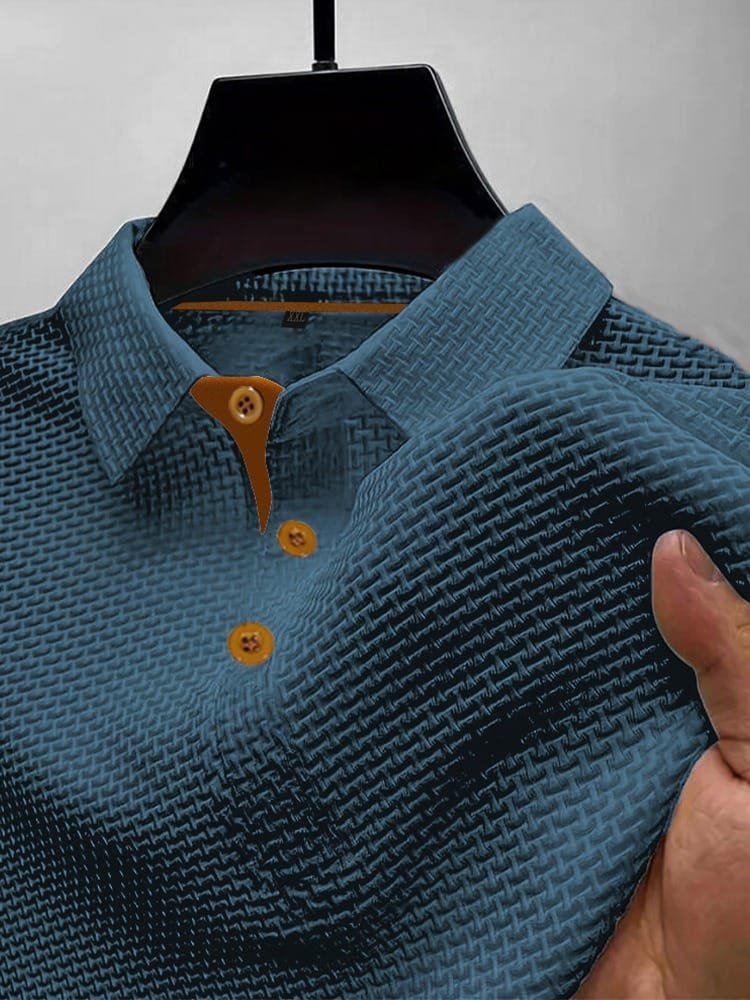 Hugo™ – Polokrage T-skjorte i Flettenett Stretch