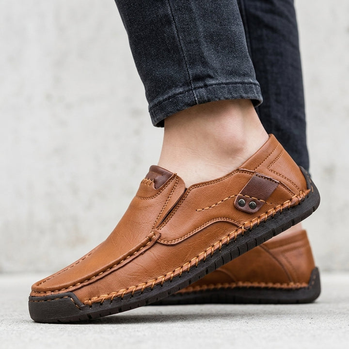 Gunnar™ – | Håndlagde Slip-On Loafers for Menn