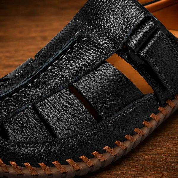 Jakob™ – Håndlagde Lukkede Tå Sommersandaler