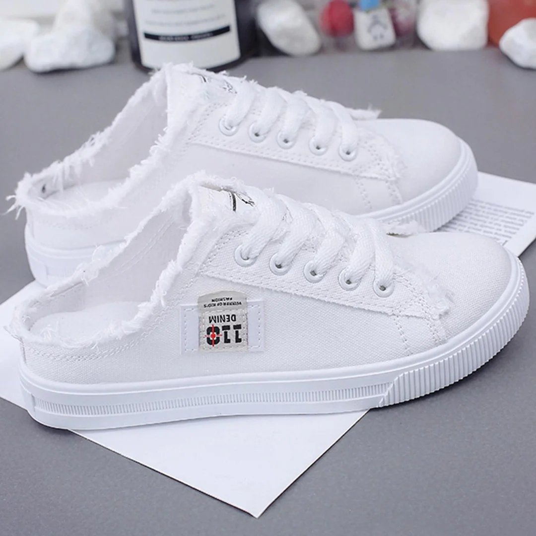 Karin™ – Slitt Snortopp Slip-On Mule Sneakers