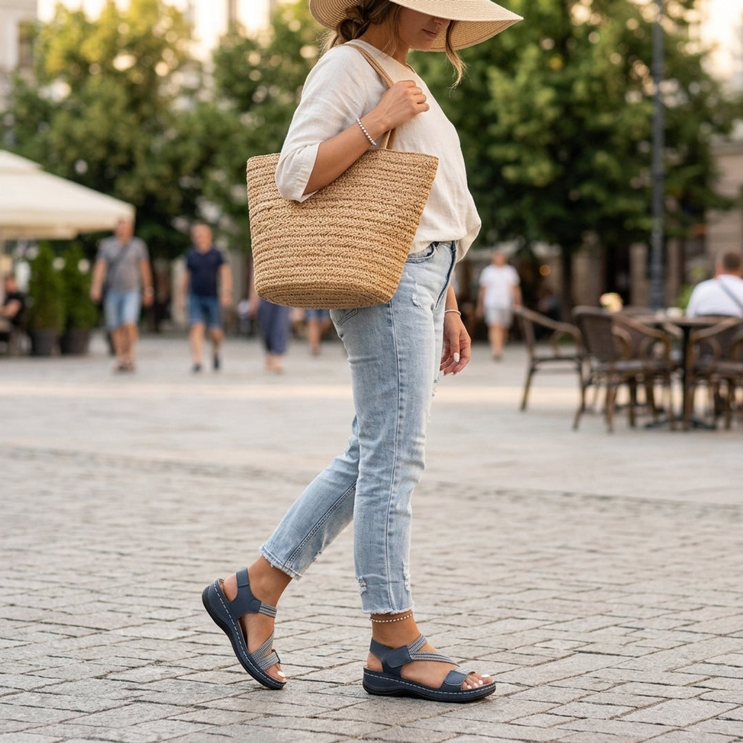 Zara™ – | Ortopediske sandaler med arch support for maksimal komfort