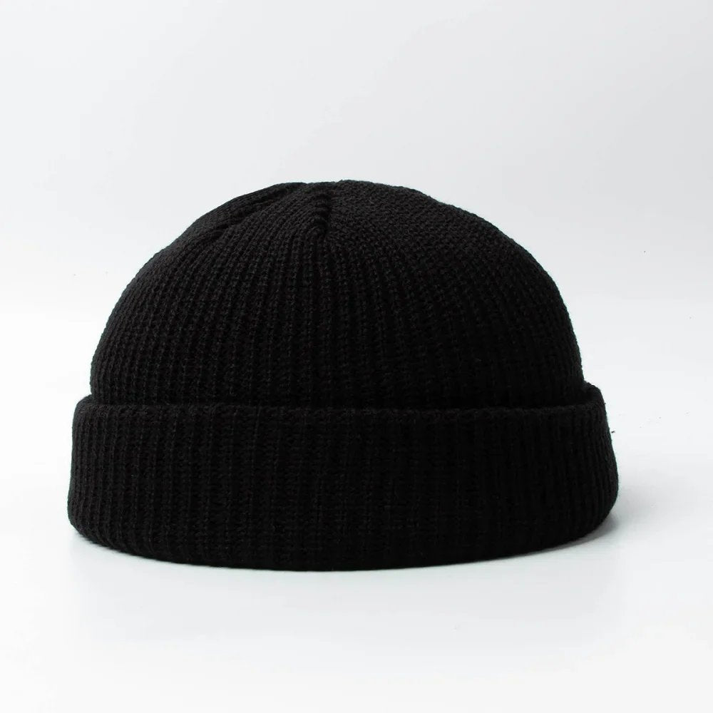 Iver™ – Ribbete Strikket Cuffless Beanie