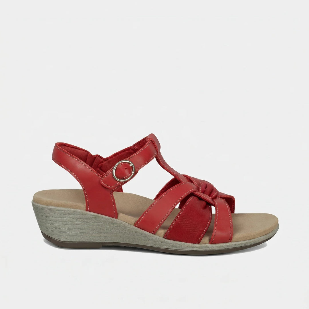 Hege™ – Pustende ortopediske polstrede kile-sandaler
