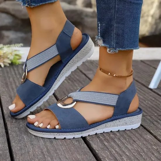 Cecilie™ – Sklisikker Mesh Stropp Komfort Sandaler