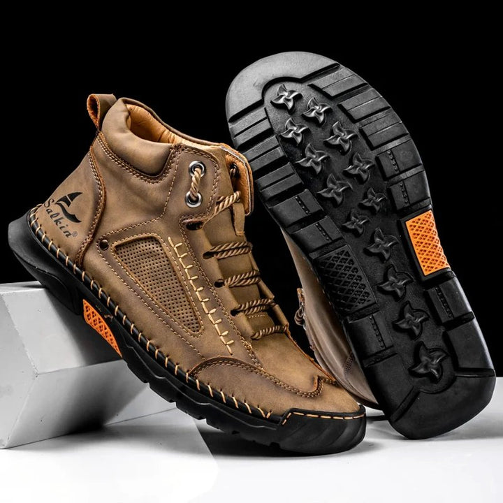 Matteo™ – Håndlagde snørebånd høy-top sneakers
