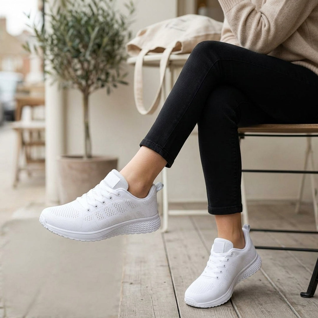Pernille™ – Pustende ortopediske komfort-sneakers