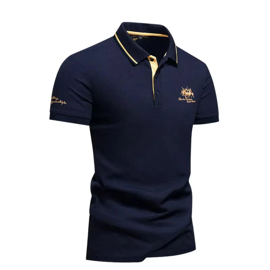 Olav™ – Pustende Pique Herre Polo Shirt
