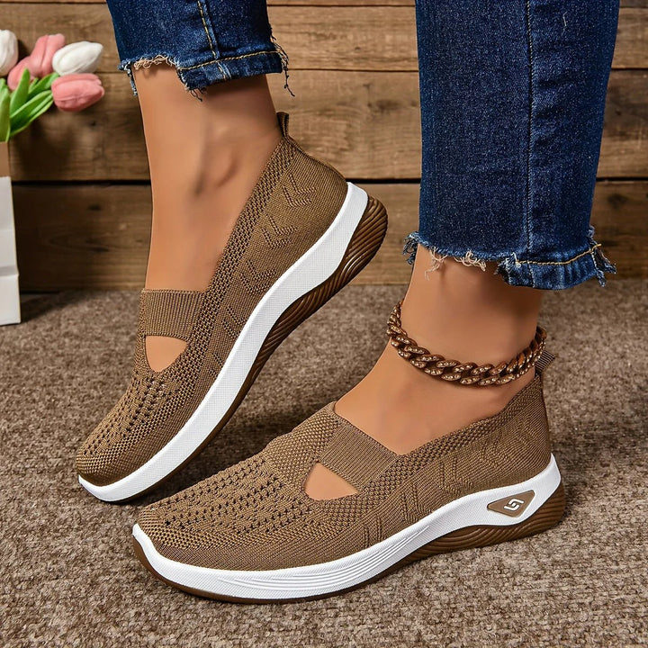 Eline™ – Pustende Mesh Slip-On Gå-sko