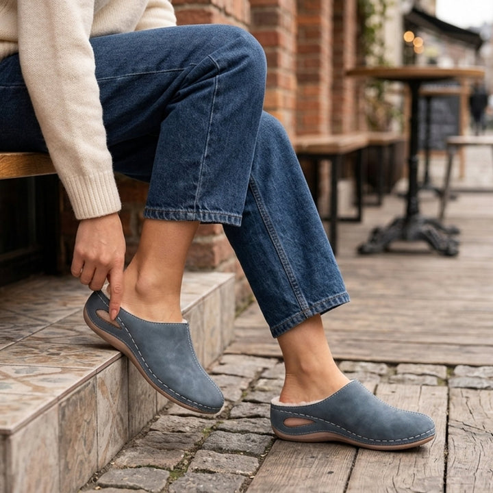Helga™ – Ortopediske plushforede slip-on klippere