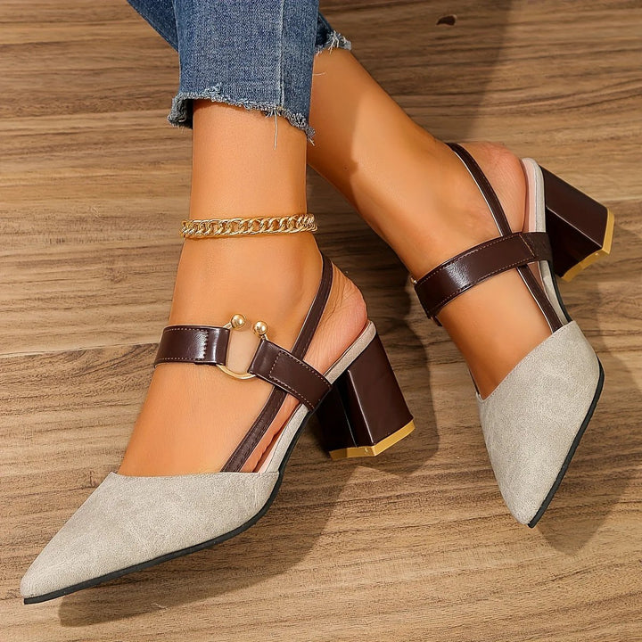 Anette™ – Heldekkende Roma Collection Hæl Sandaler