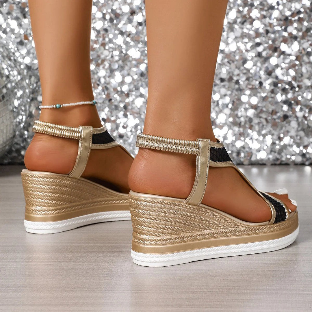 Edith™ – Pustende Mesh Hælkiler Sandaler