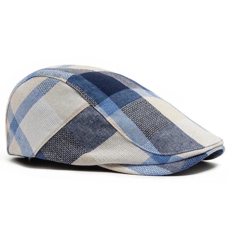 Torstein™ – Strukturet Vevd Rutet Flat Caps
