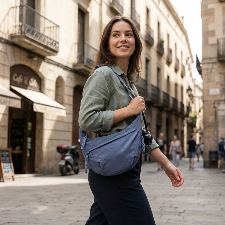 Sara™ – Justerbar Crossbody Sling Bag med Tyverisikkerhet