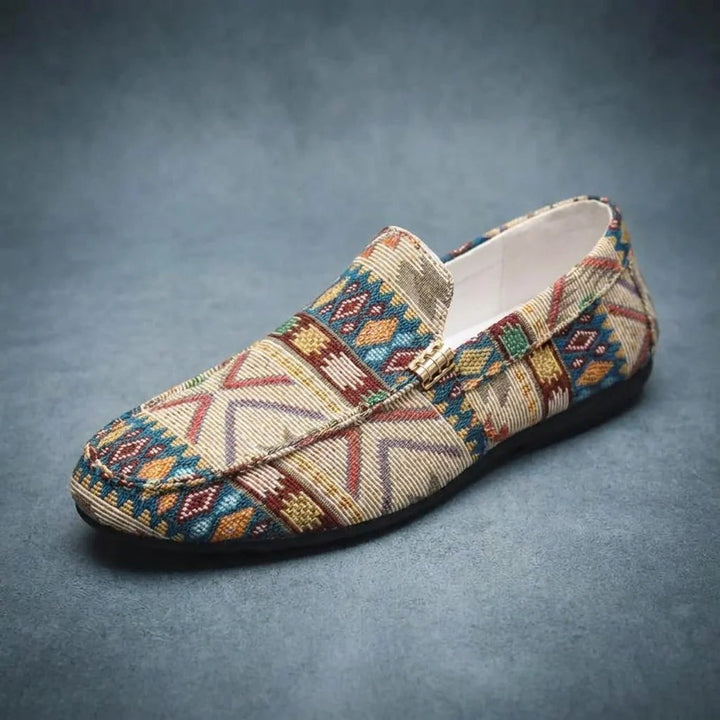 Mathias™ – Aztek trykk Slip-On Komfort Loafers