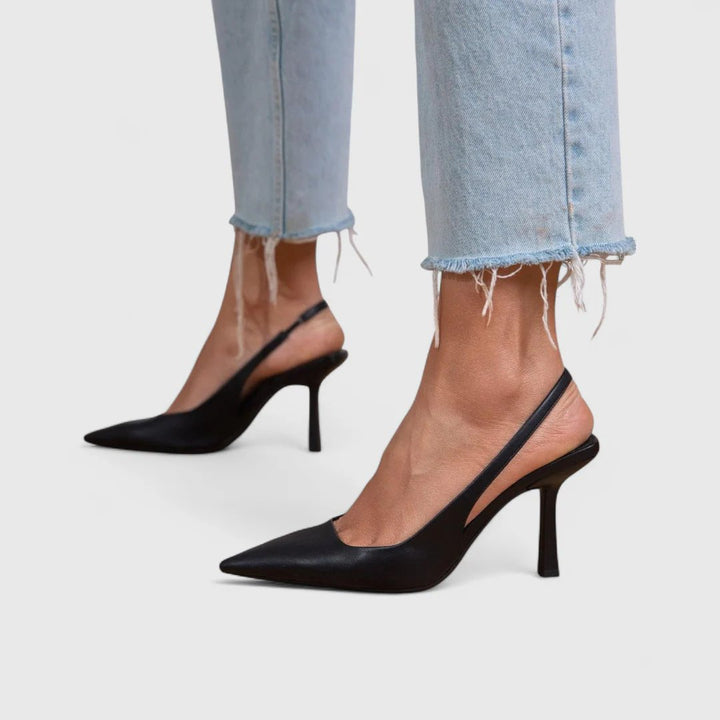 Alba™ – Ortopediske Spisse Tå Suede Pumper