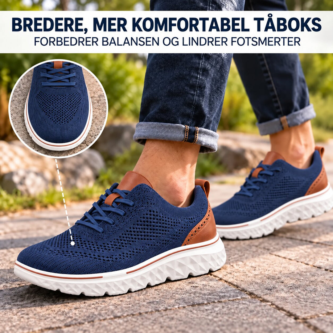 OrthoSupport™ – Ortopedisk Pustende Komfort Sneakers