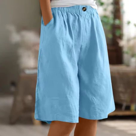 Lara™ – Høyt liv, avslappet passform Bermuda-shorts