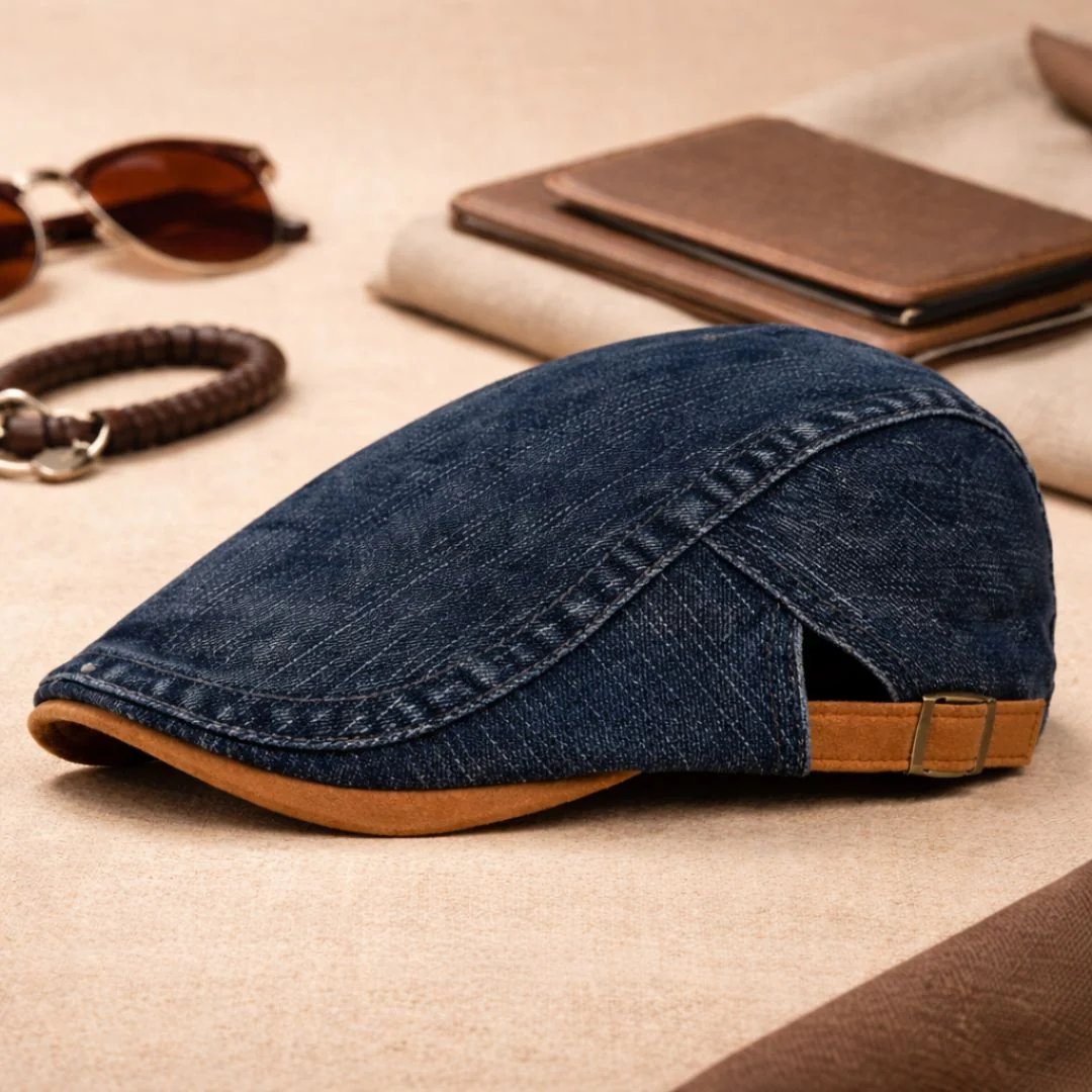 Birk™ – Vintage Newsboy Cap for uformelt bruk