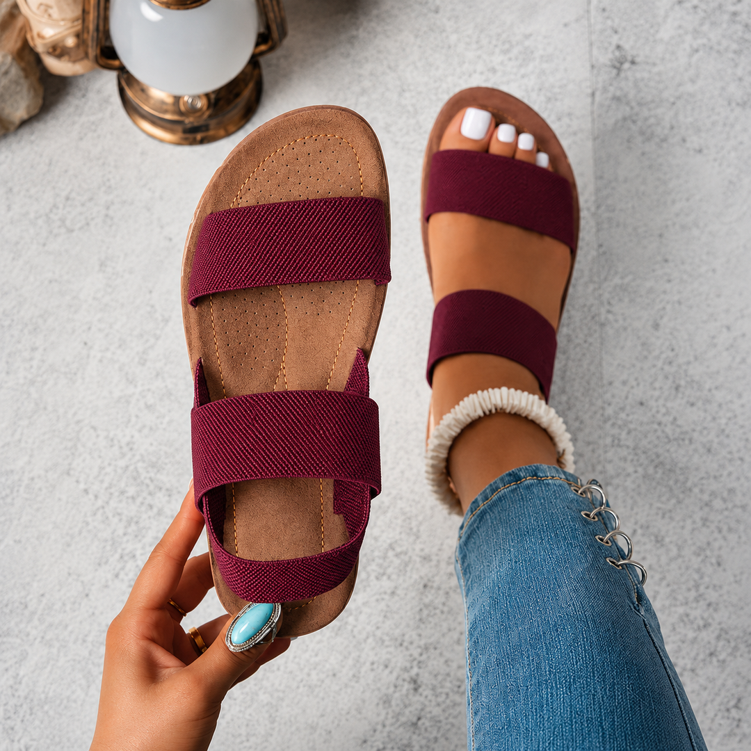 SunBreeze™ – Åpne Tå Hverdags Sandaler