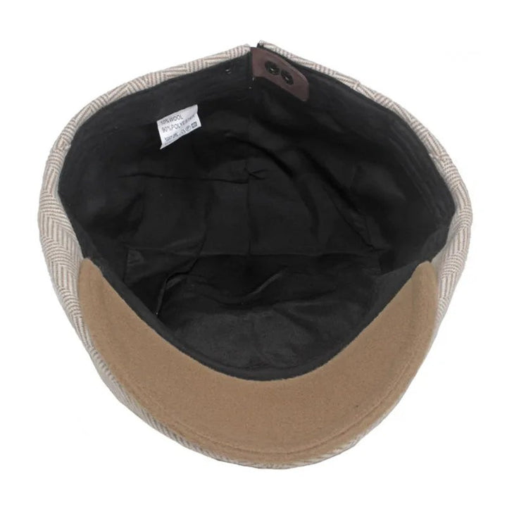 Viljar™ – Herringbone Vevd Strukturert Flat Caps