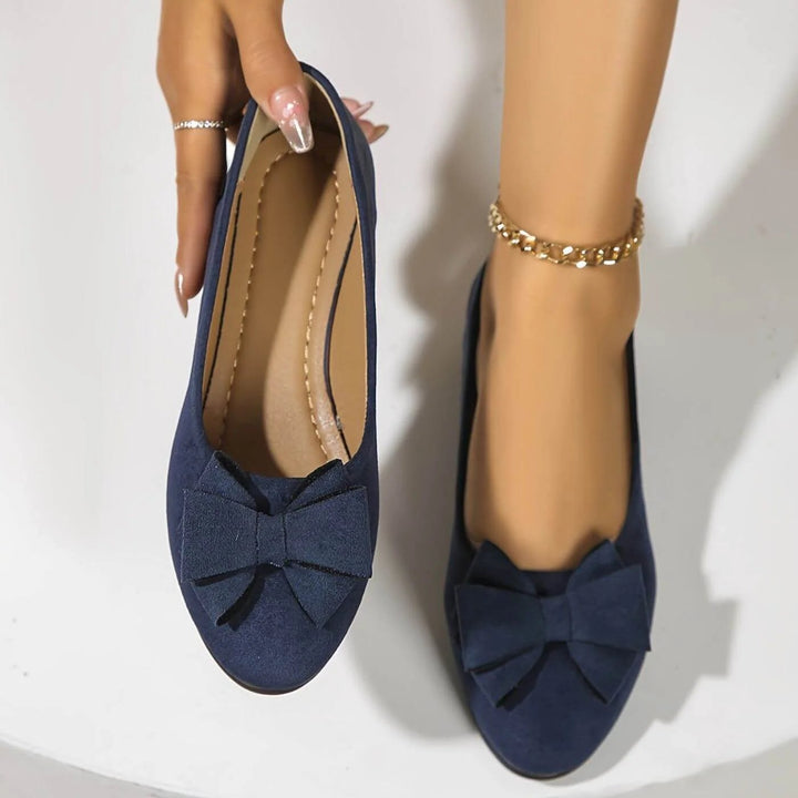 Maud™ – Polstret Bue Wedge Ballettsko