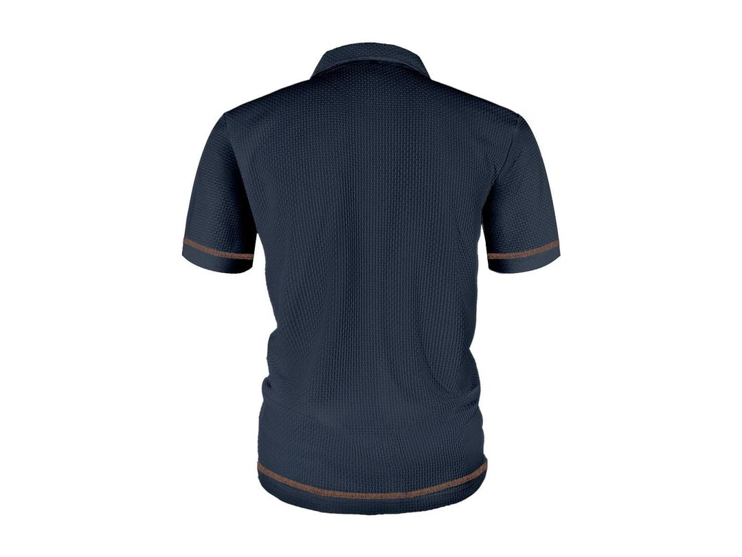 Hugo™ – Polokrage T-skjorte i Flettenett Stretch