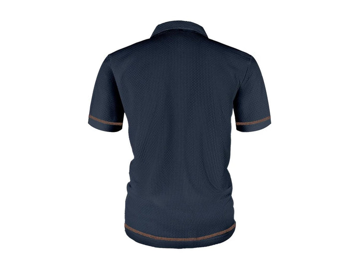 Hugo™ – Polokrage T-skjorte i Flettenett Stretch