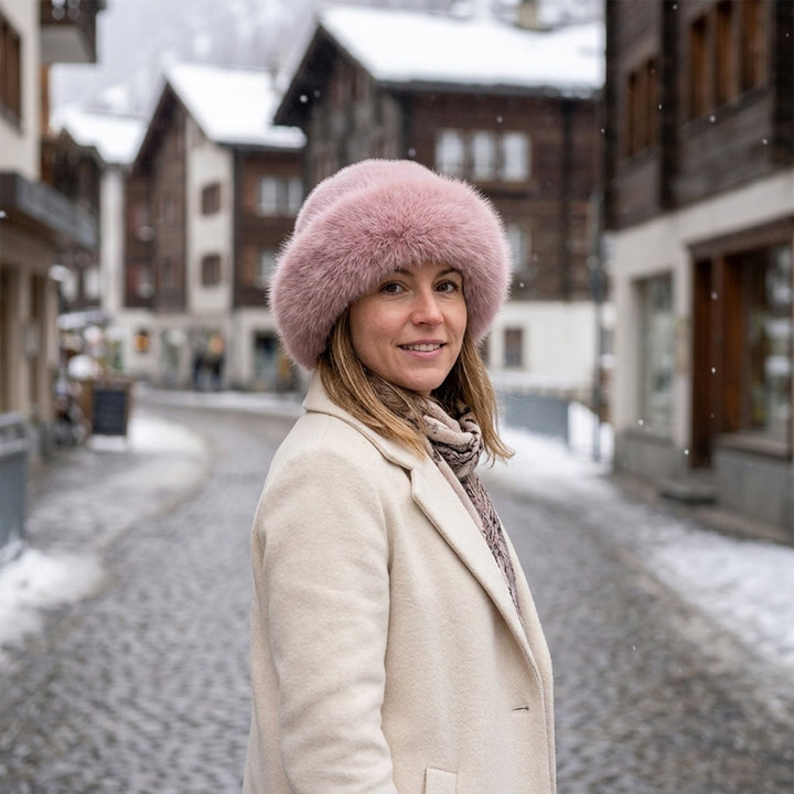 Mina™ – Luksuriøs Fuskepels Vinter Bucket Hat