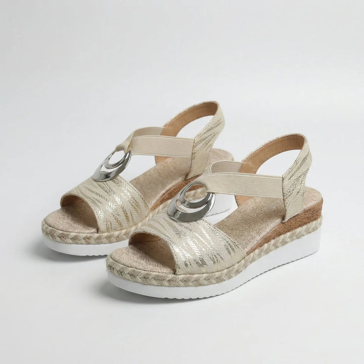 Tiril™ – Ortopediske Gel Såle Sandaler med 4 cm Hælstøtte