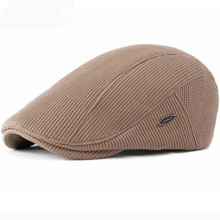 Knut™ – Ribbete Strikket Justerbar Spenne Flat Caps