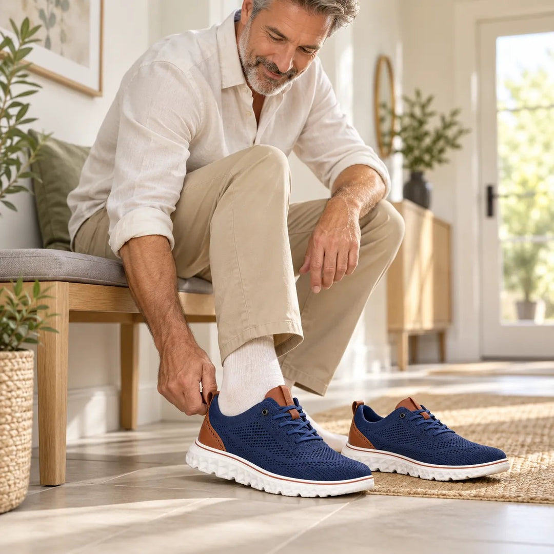 OrthoSupport™ – Ortopedisk Pustende Komfort Sneakers
