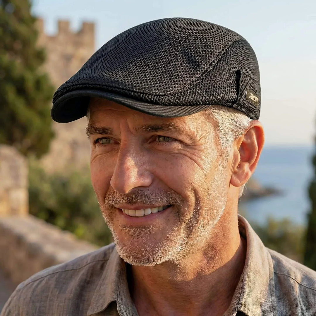 Erik™ – Pustende Netting Casual Flat Cap