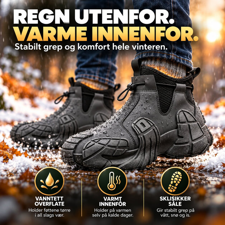ThermoStep™ – Vanntette Termiske Ankelstøvler med Skridsikre Såler