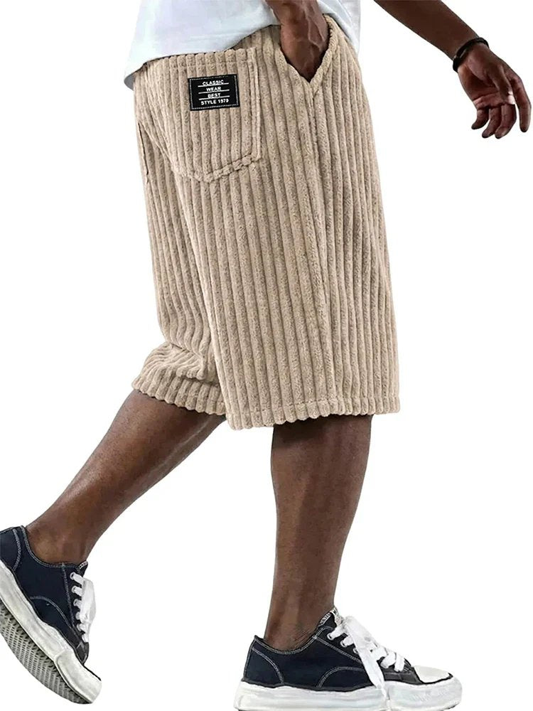 Erik™ – Behagelige Ribbestrikkede Fritidsshorts