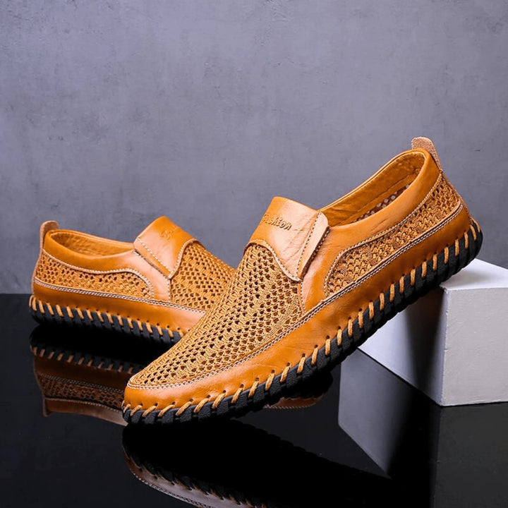 Frode™ – | Pustende Håndsydd Slip-On Loafers