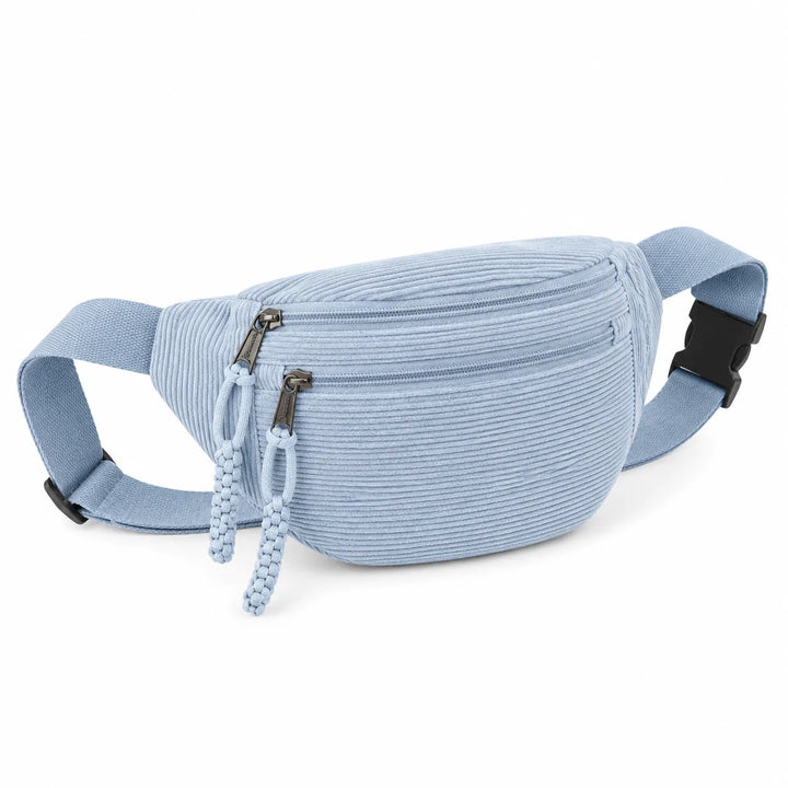 Sunniva™ – Ribbete Justerbar Crossbody Belteveske