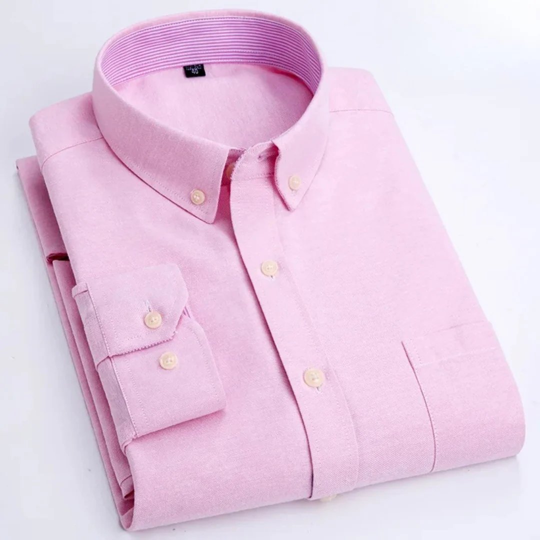 Vera™ – Knappe-ned Oxford Langermet Skjorte