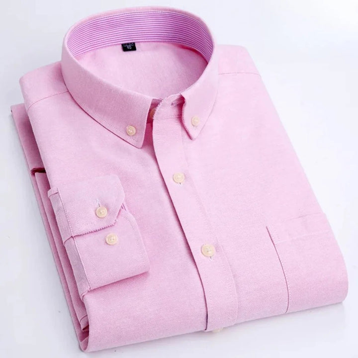 Vera™ – Knappe-ned Oxford Langermet Skjorte