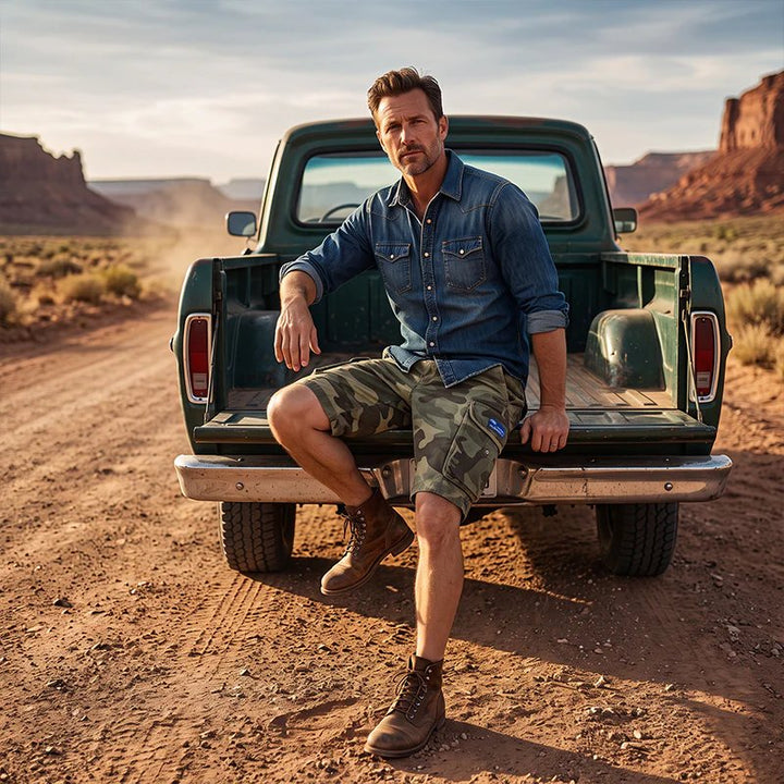 Ruben™ – | Avslappet Passform Cargo Shorts