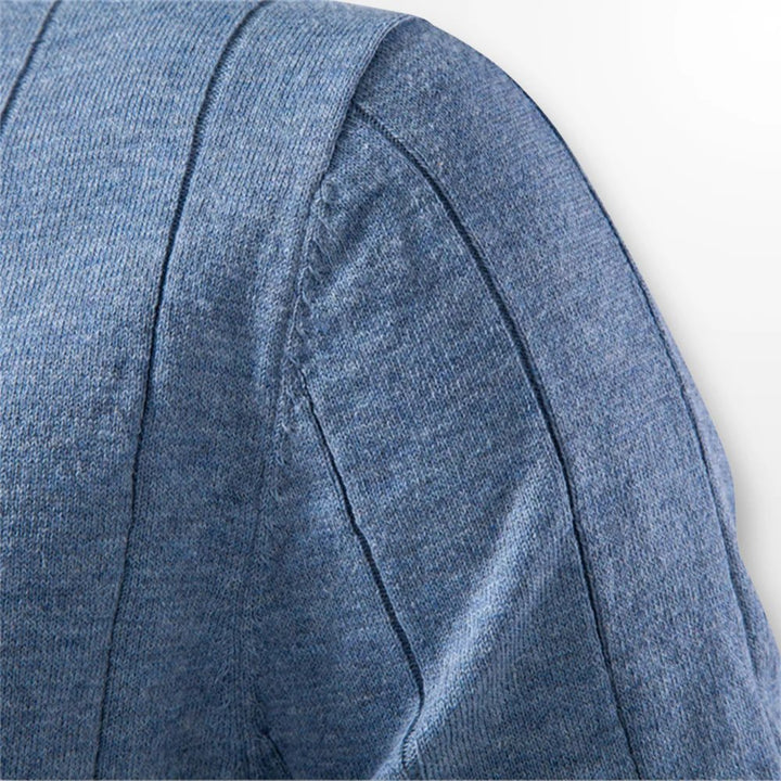 Rafael™ – Ribbete Rundhalset Kortermet Genser Tee