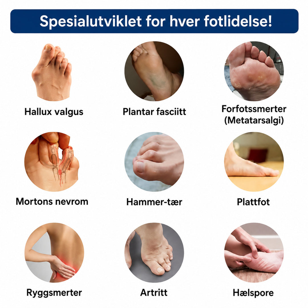 OrthoActive™ – Ortostatisk Bue Støtte Gå Sko Slip-Ons