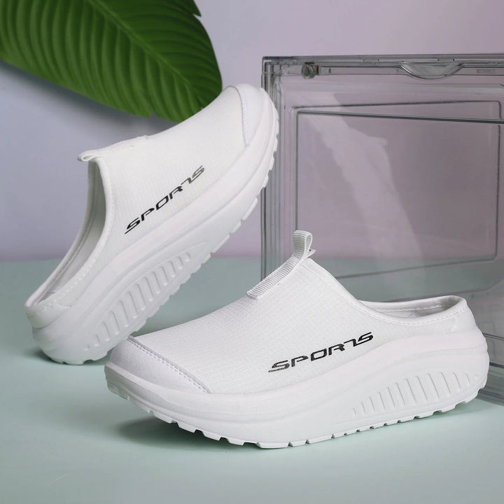 Eline™ – Polstrede Slip-On Plattform Sandaler