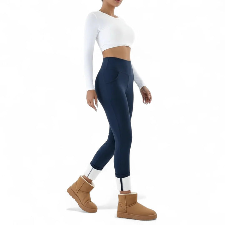 ThermoFleece™ – Høyt liv Fleeceforet Varme Strømpebukser