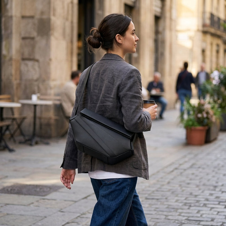 Luna™ – Anti-tyveri Strukturert Crossbody Veske