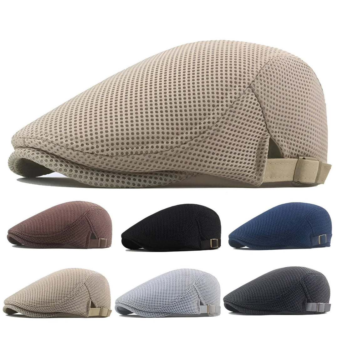Rolf™ – Pustende Mesh Justerbar Flat Cap