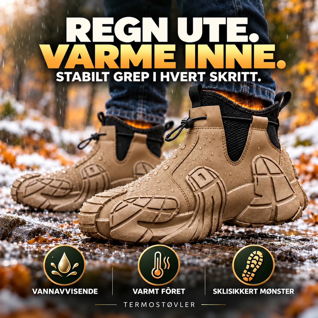 ThermoStep™ – Vanntette Termiske Ankelstøvler med Skridsikre Såler