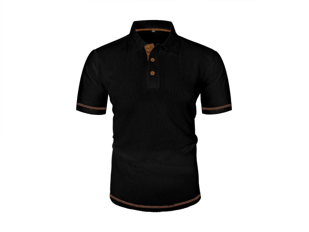 Hugo™ – Polokrage T-skjorte i Flettenett Stretch